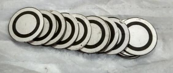 20Cm x 17cmx13cm Piezoceramic 물자 전극 한 면에 압전 세라믹