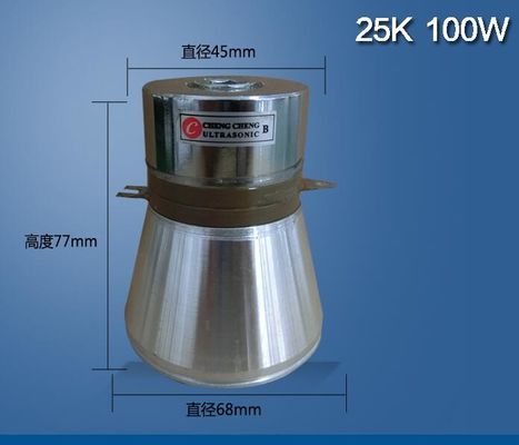 100w 25 Khz Piezoelectric Ultrasonic Transducer